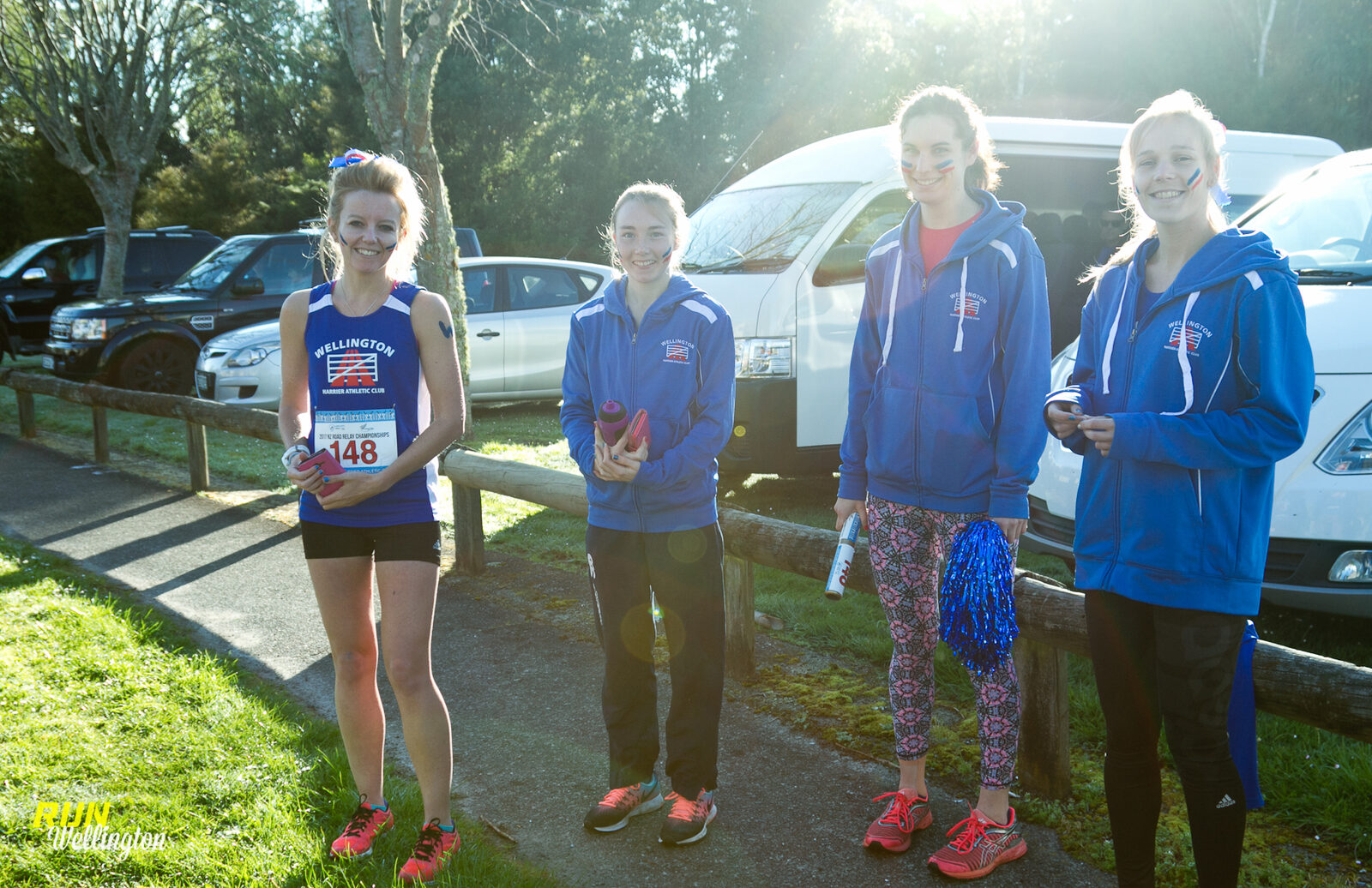 Wellington Harriers Senior Women's - Letha, Claudia, Andrea and Melissa