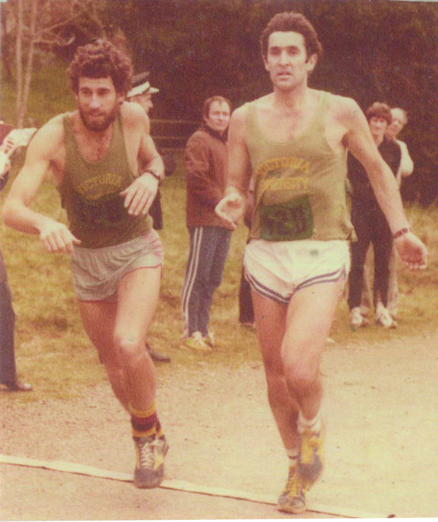 Photographs from participants in the National Road Relay in the 1980’s Photos from VUW Athletic Club Archives